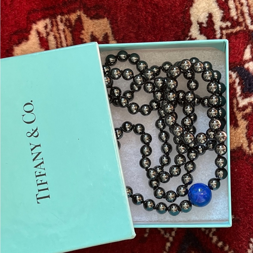 Vintage Tiffany necklace w lapis